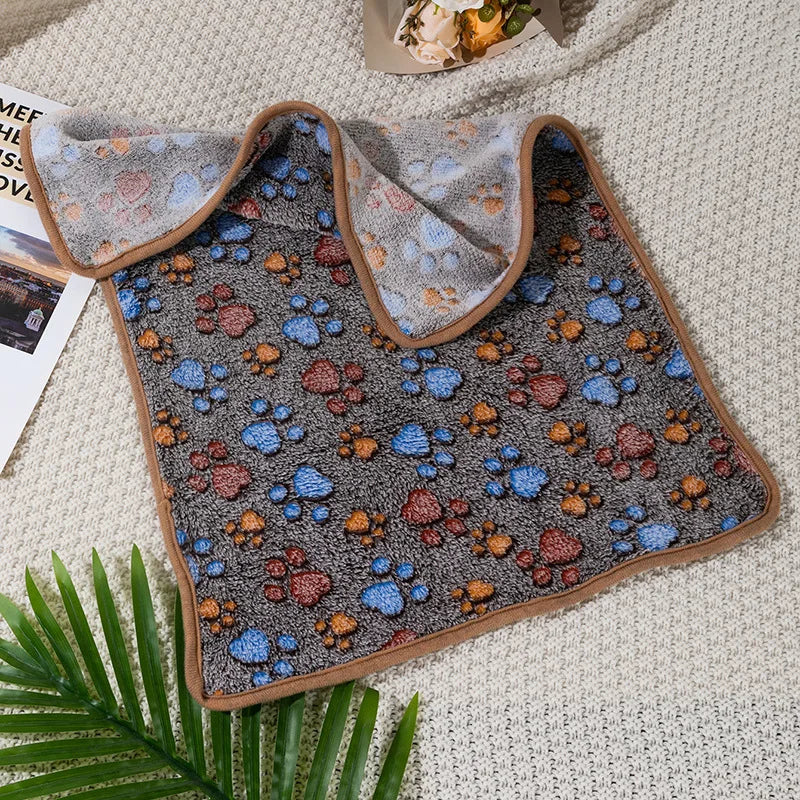 Coral Fleece Pet Sleeping Blanket