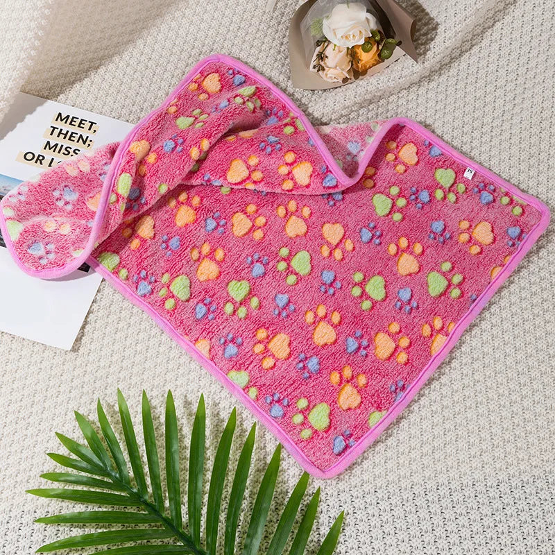 Coral Fleece Pet Sleeping Blanket