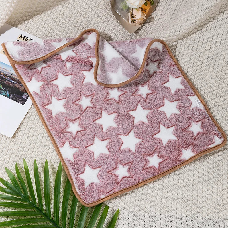 Coral Fleece Pet Sleeping Blanket