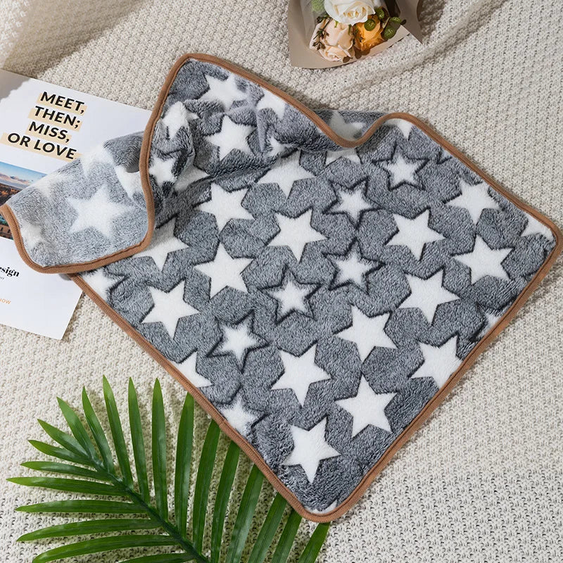 Coral Fleece Pet Sleeping Blanket