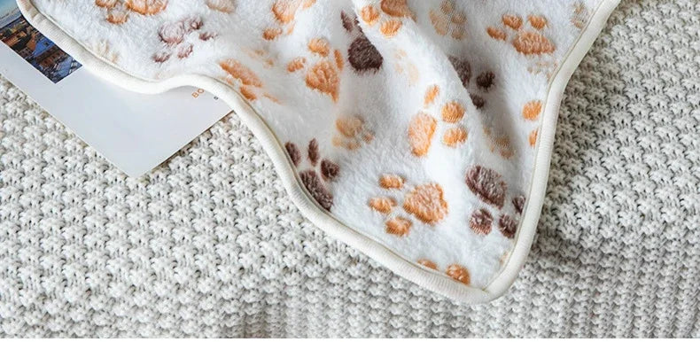 Coral Fleece Pet Sleeping Blanket