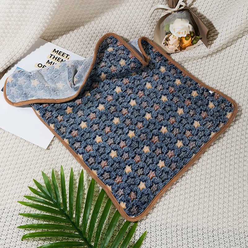 Coral Fleece Pet Sleeping Blanket