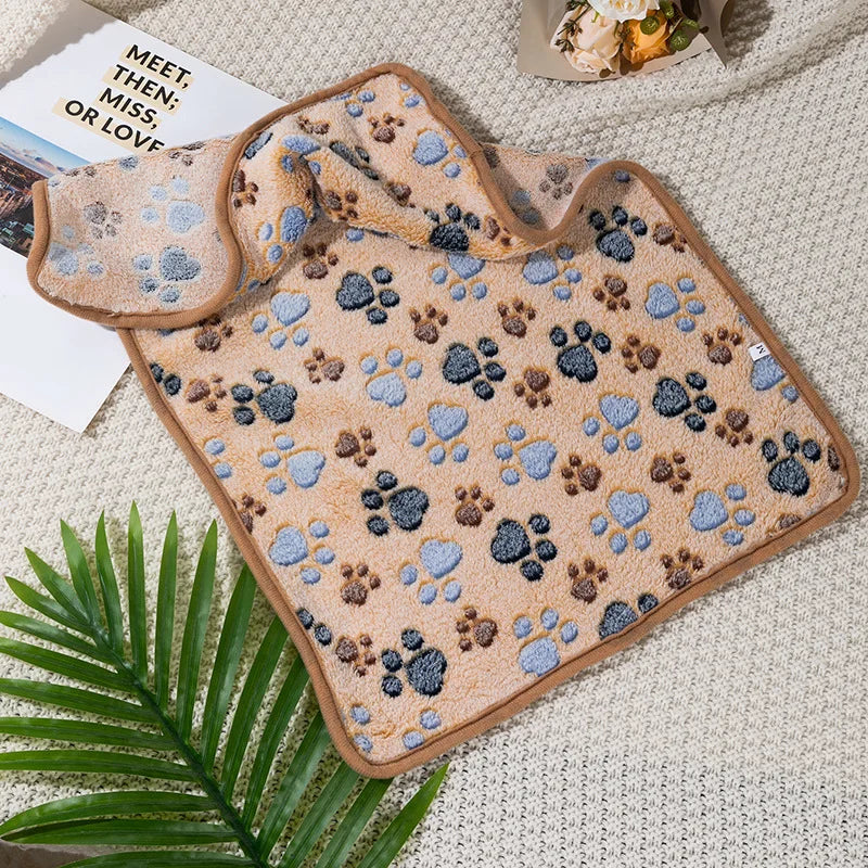 Coral Fleece Pet Sleeping Blanket