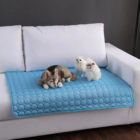 Pet Cooling Ice Pad Blanket