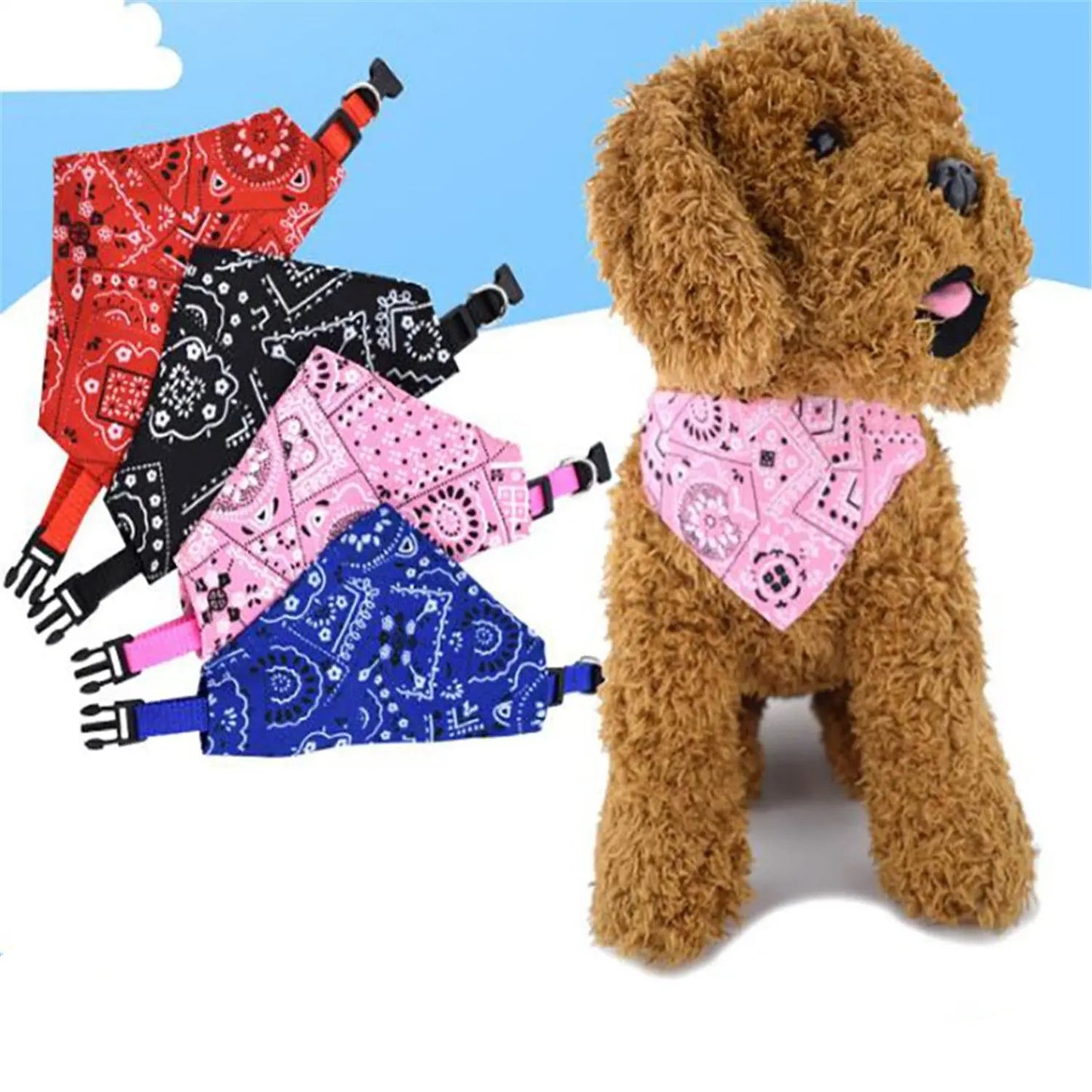 Adjustable Triangular Pet Scarf