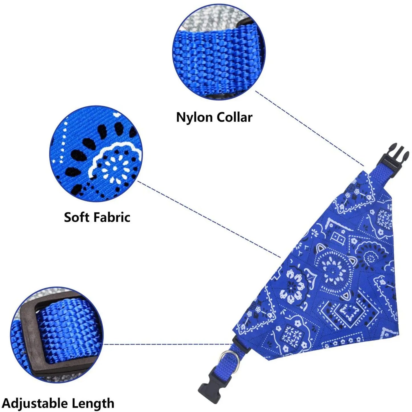 Adjustable Triangular Pet Scarf