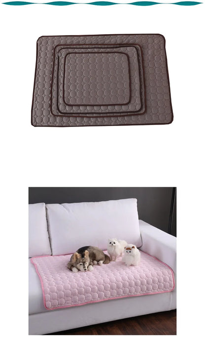 Pet Cooling Ice Pad Blanket