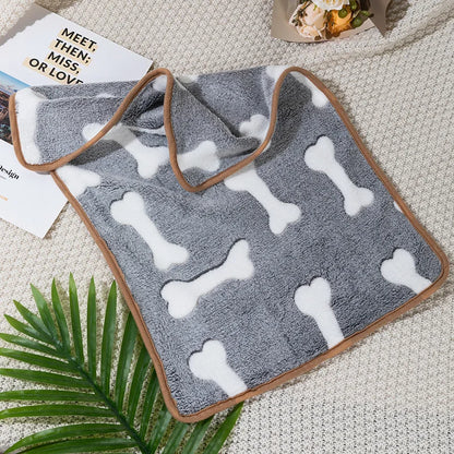 Coral Fleece Pet Sleeping Blanket