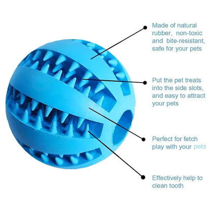 Interactive Dog Chewable Toy Ball