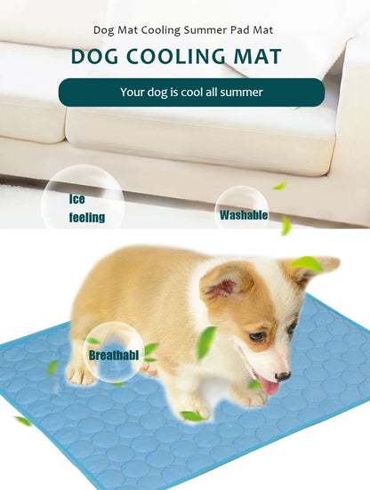 Pet Cooling Ice Pad Blanket